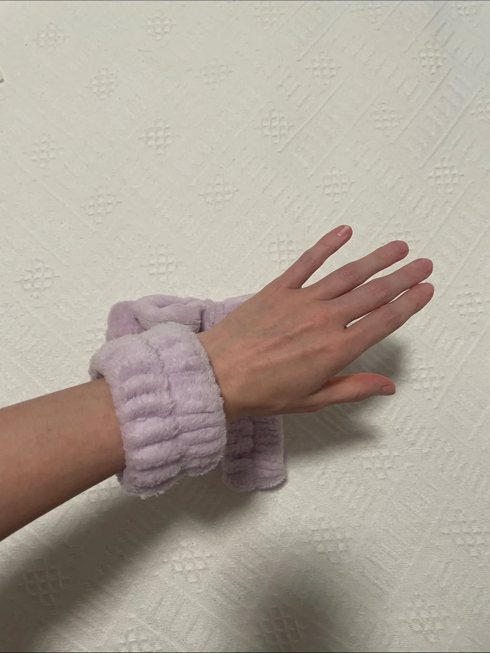 🖤5/$25 new lilac purple spa headband wrist band cuffs so soft!!!!